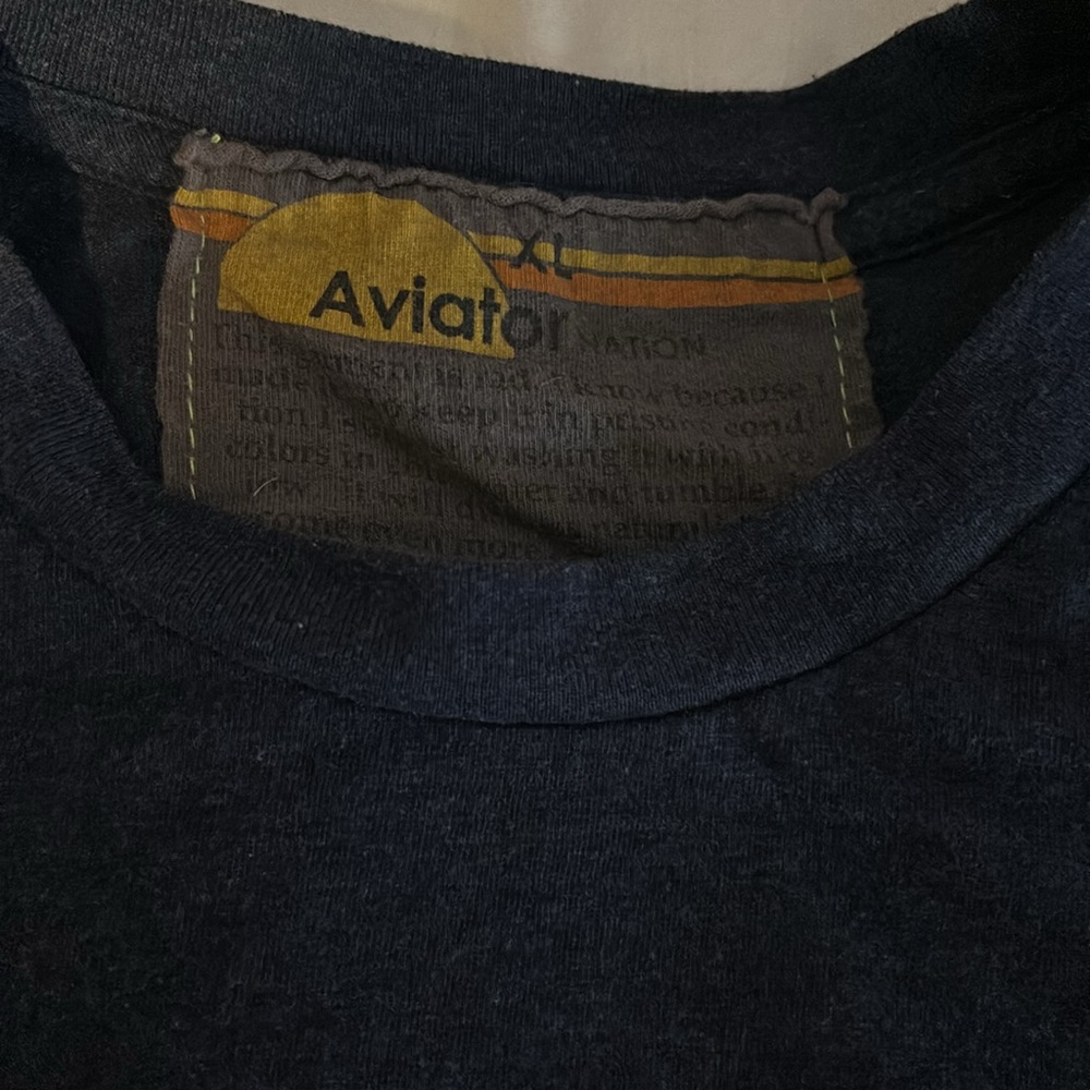 EUC Aviator Nation Cropped Tee - Picture 2 of 4